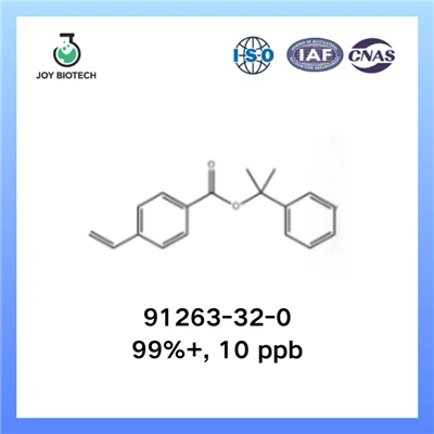 Acido benzoico, 4-etenil-, 1-metil-1-feniletil estere CAS NO 91263-32-0
